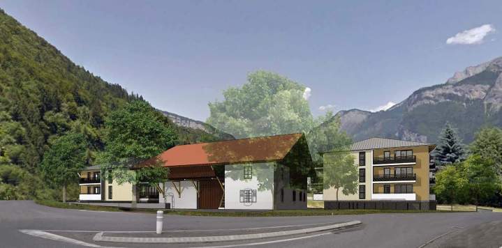 Réalisation plan 3D bâtiment Saint-Martin-du-Frêne